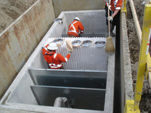 Below Ground Coalescing Plate Separators for Oil Water Separation Below Ground Coalescing Plate Separators for Oil Water Separation